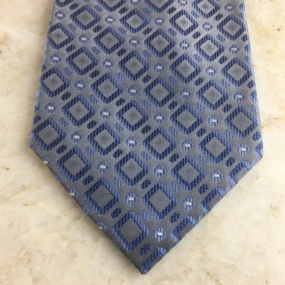 PLATINUM SILK TIE - Picture 1 of 14